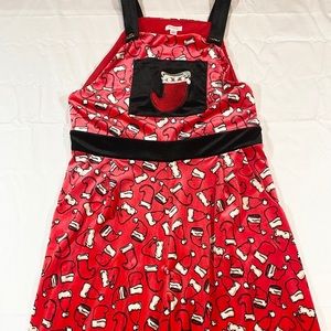 Christmas Velour Overalls